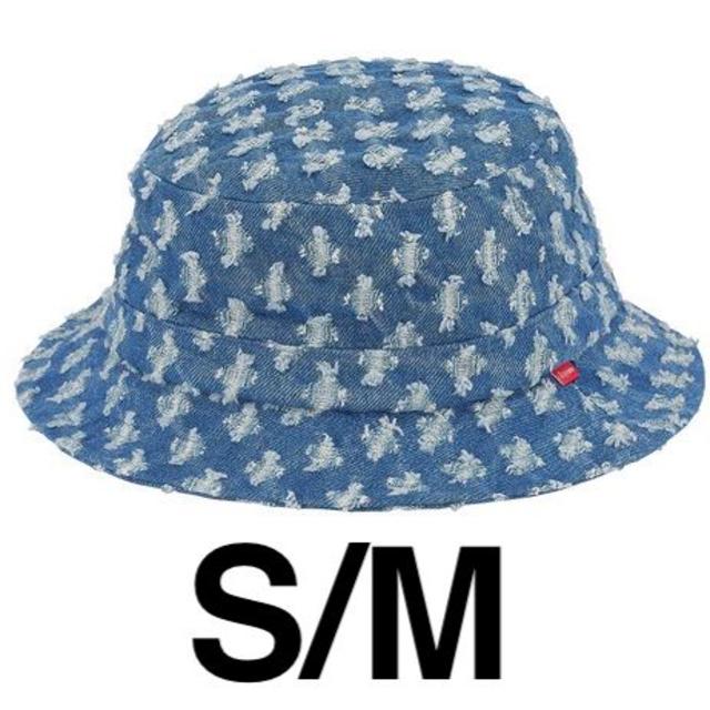 Supreme(シュプリーム)の【Supreme】 Hole Punch Denim Crusher メンズの帽子(ニット帽/ビーニー)の商品写真