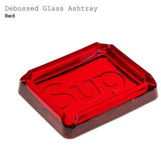 シュプリーム(Supreme)のSUPREME Debossed Glass Ashtray RED(灰皿)