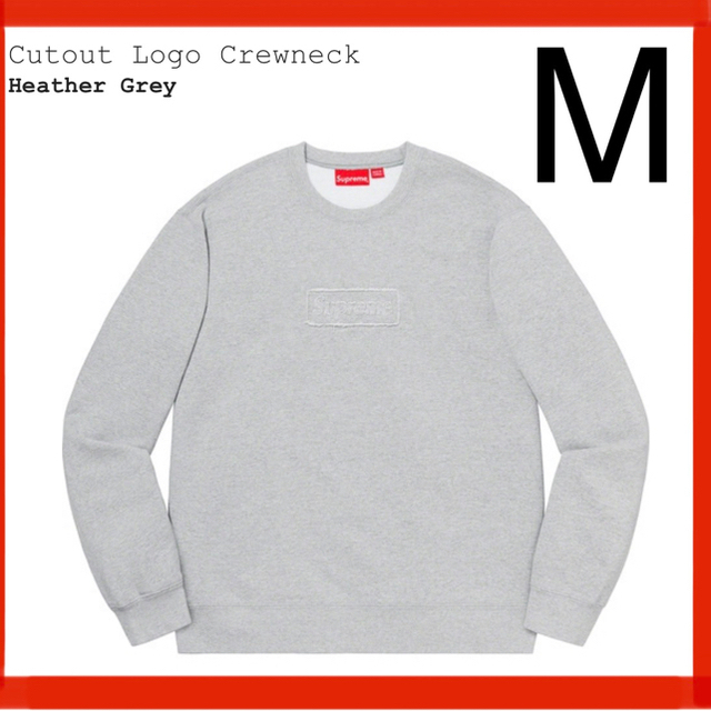 トップスSupreme Cutout Logo Crewneck  M