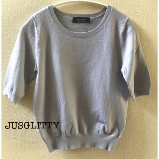 ジャスグリッティー(JUSGLITTY)のJUSGLITTY 半袖ニット(ニット/セーター)