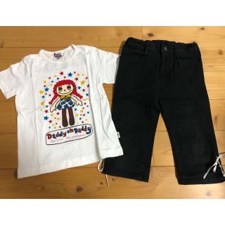 ダディオーダディー(daddy oh daddy)の2枚まとめ売り　子供ブランド服120   子供服　女の子　まとめ売り(Tシャツ/カットソー)