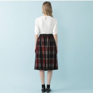 バーバリーブルーレーベル(BURBERRY BLUE LABEL)のブルーレーベル 2Way リバーシブル スカート(ひざ丈スカート)