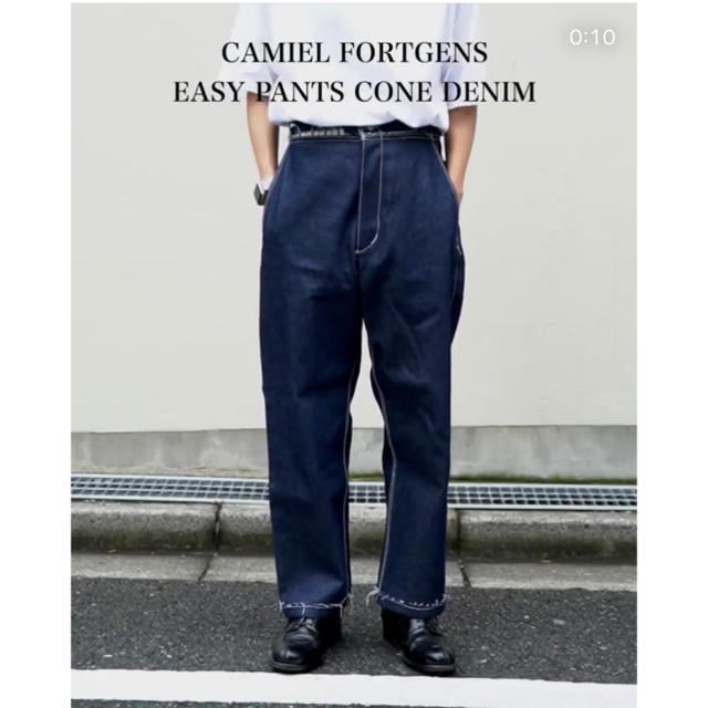 SUNSEA(サンシー)のcamiel fortgens easy cone denim メンズのパンツ(デニム/ジーンズ)の商品写真