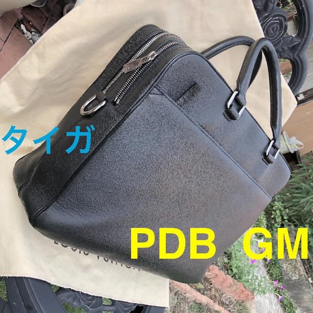 【売切れ.入荷待】LOUIS VUITTON 美品　タイガ　PDB  GM 黒