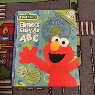 セサミストリート(SESAME STREET)の英語絵本　セサミストリート 「Elmo's Easy as ABC」 DVD付き(キッズ/ファミリー)