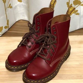 値引きしました】Dr.Martens 8ホール ワインレッド EU37 UK4 - ブーツ
