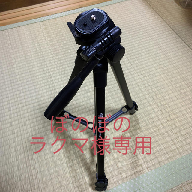 Eienn カメラ三脚 黒 3段 軽量 小型 アルミ製 コンパクト  スマホ/家電/カメラのカメラ(その他)の商品写真
