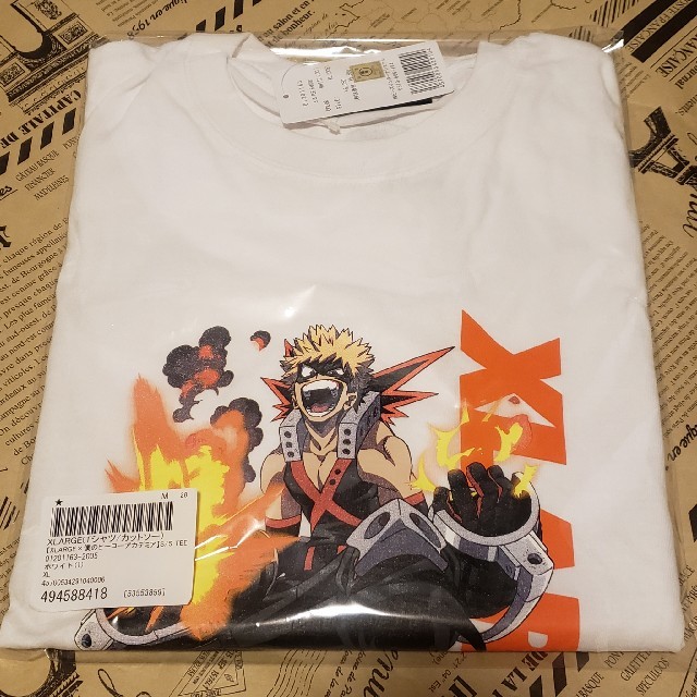 XLARGE×僕のヒーローアカデミア S/S TEE BAKUGOU