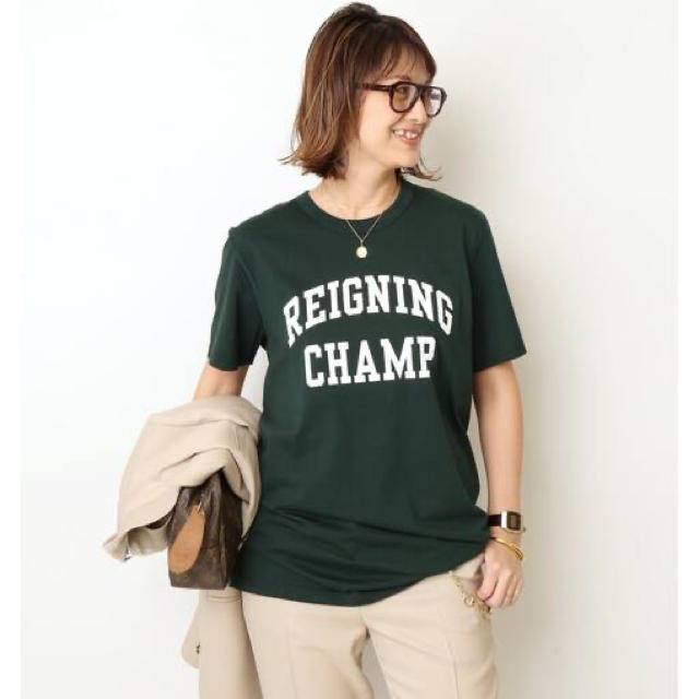 DEUXIEME CLASSE(ドゥーズィエムクラス)の新品タグ付き未使用★ REIGNING CHAMP ロゴTシャツ レディースのトップス(Tシャツ(半袖/袖なし))の商品写真