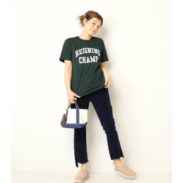 DEUXIEME CLASSE(ドゥーズィエムクラス)の新品タグ付き未使用★ REIGNING CHAMP ロゴTシャツ レディースのトップス(Tシャツ(半袖/袖なし))の商品写真