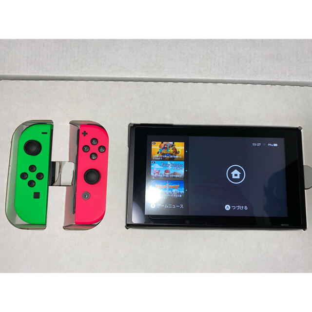 Nintendo Switch スプラトゥーン2 セット/Switch/HACS エンタメ/ホビーのゲームソフト/ゲーム機本体(家庭用ゲーム機本体)の商品写真