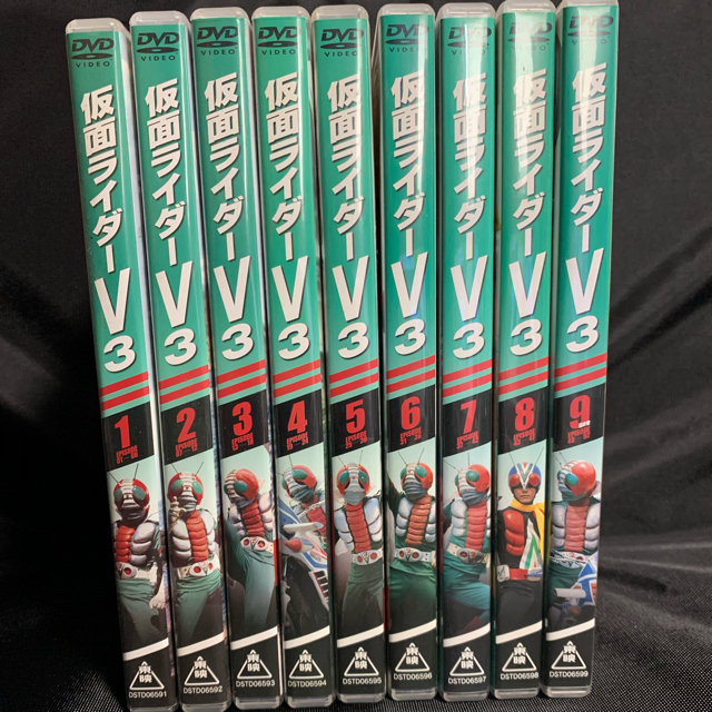 仮面ライダーV3 DVD 全9巻＋劇場版 仮面ライダーBest1971～1994
