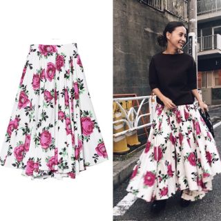 アメリヴィンテージ(Ameri VINTAGE)のAmeriVintage LUCY CIRCULAR SKIRT(ロングスカート)