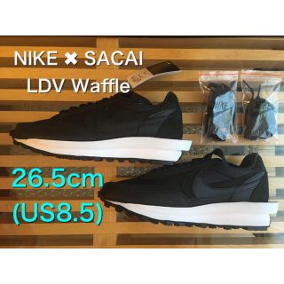 サカイ(sacai)の新品　NIKE × sacai LDV Waffle Black 26.5cm(スニーカー)