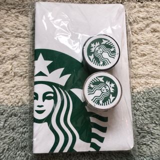 スターバックスコーヒー(Starbucks Coffee)の【新品】日本未発売 スターバックス ノート & マスキングテープ(ノート/メモ帳/ふせん)