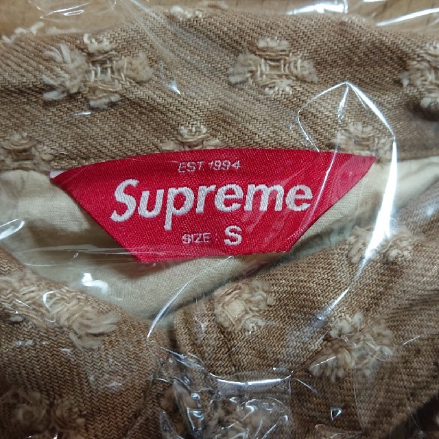 Supreme  hole punch denim trucker jacket