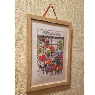 フェリシモ(FELISSIMO)のフェリシモ　クロスステッチ刺繍　完成品(インテリア雑貨)