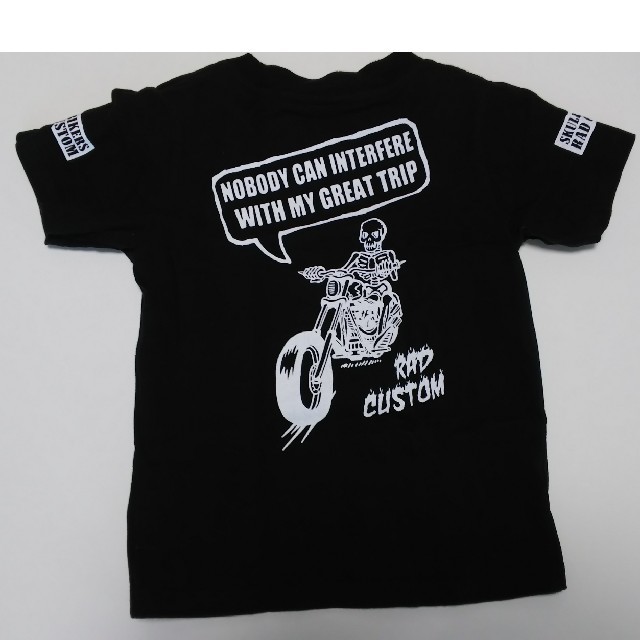 RAD CUSTOM(ラッドカスタム)のRAD CUSTOM ラッドカスタム 半袖 Tシャツ ブラック 100センチ キッズ/ベビー/マタニティのキッズ服男の子用(90cm~)(Tシャツ/カットソー)の商品写真