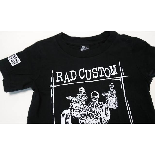 RAD CUSTOM(ラッドカスタム)のRAD CUSTOM ラッドカスタム 半袖 Tシャツ ブラック 100センチ キッズ/ベビー/マタニティのキッズ服男の子用(90cm~)(Tシャツ/カットソー)の商品写真