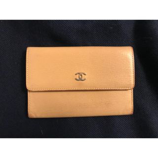 シャネル(CHANEL)の確実正規品 CHANEL シャネル 長財布 マイルドブラウン 15*10cm(財布)