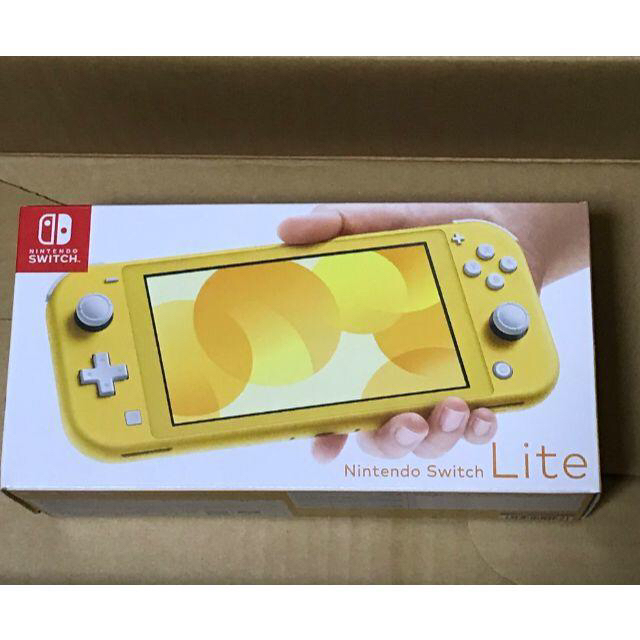 新品 nintendo switch lite 本体 イエロー 送料込み家庭用ゲーム機本体