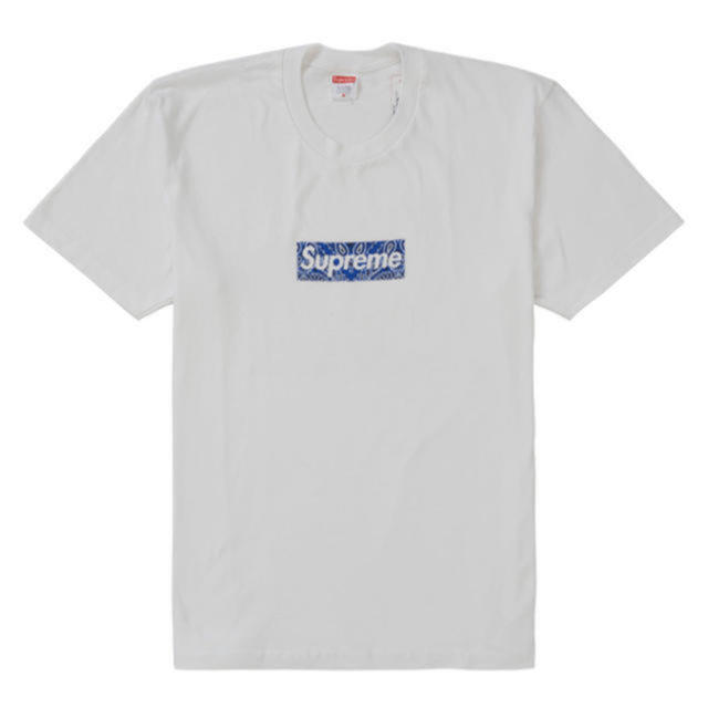 supreme(L) Supreme Bandana Box Logo Tee White