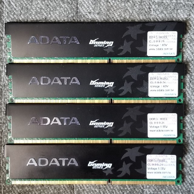 ADATA DDR3-1600 4GB×4枚 16GB