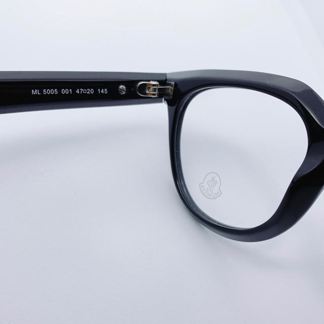 MONCLER(モンクレール)のMONCLER アイウェア モンクレール 眼鏡 メガネ ブラック フレーム メンズのファッション小物(サングラス/メガネ)の商品写真