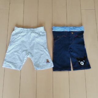 ミキハウス(mikihouse)のミキハウス／ダブルビー ズボン2点セット80,90cm(パンツ/スパッツ)