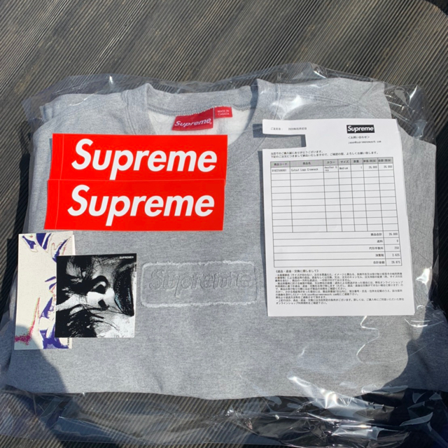 Supreme Cutout Logo Crewneck Sサイズ シュプリーム