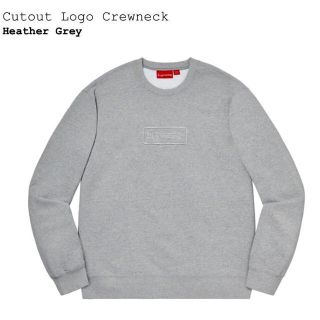 シュプリーム(Supreme)のSupreme Cutout Logo Crewneck Sサイズ シュプリーム(スウェット)