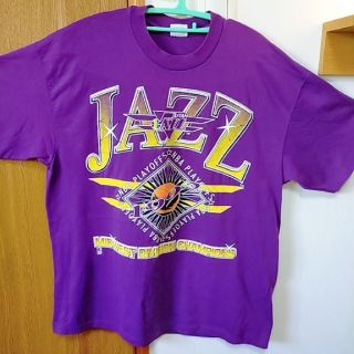 NBA Tシャツ(Utah Jazz) ビンテージ物、Made in USA(Tシャツ/カットソー(半袖/袖なし))