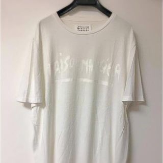 マルタンマルジェラ(Maison Martin Margiela)のマルジェラ 16SS ペイントロゴT 美品(Tシャツ/カットソー(半袖/袖なし))
