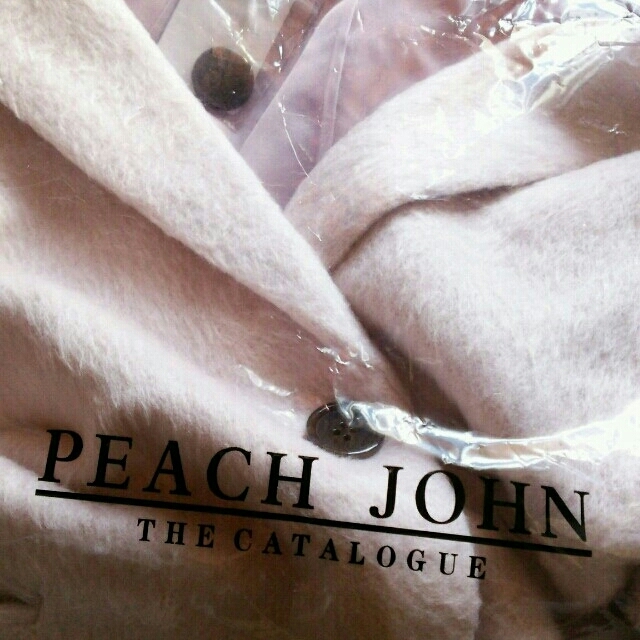 PEACH JOHN(ピーチジョン)のeri＊様専用 PJ シャギーコート クリアピンク L レディースのジャケット/アウター(チェスターコート)の商品写真