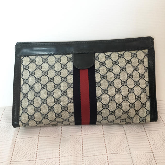 Gucci(グッチ)の【Gucci】最終 希少 クラッチ セカンド バッグ オールドグッチ メンズのバッグ(セカンドバッグ/クラッチバッグ)の商品写真