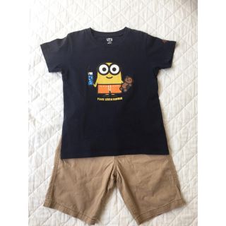 ユニクロ(UNIQLO)のユニクロ TEEシャツ、パンツセット(Tシャツ/カットソー)