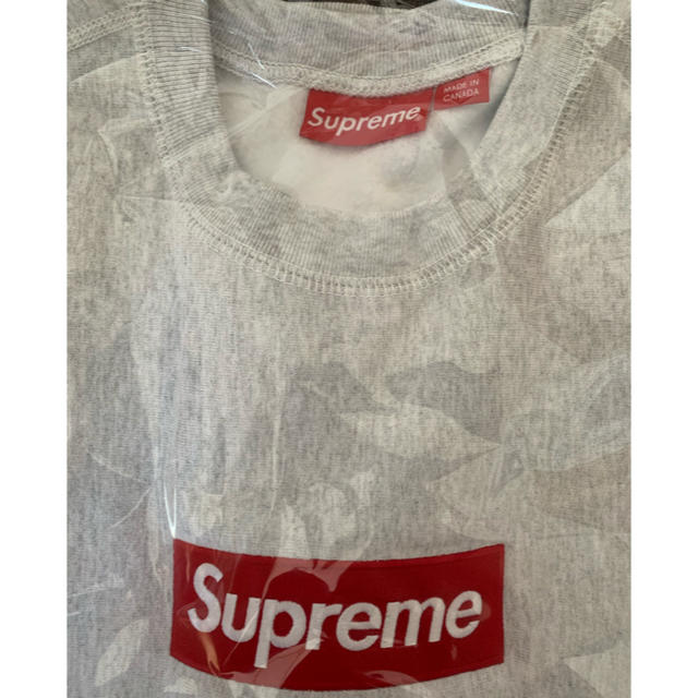 supreme Box Logo Crewneck Ash Grey グレー M supreme Box Logo Crewneck Ash Grey グレー M