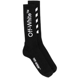 オフホワイト(OFF-WHITE)の新品未使用！送料込み★Off-White★ブラック ソックス(ソックス)