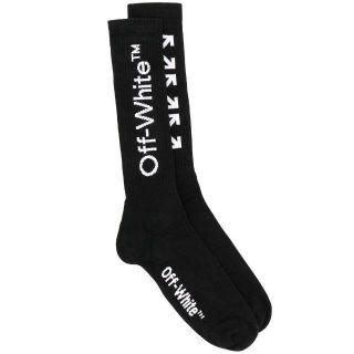 オフホワイト(OFF-WHITE)の新品未使用！送料込み★Off-White★ARROWS ロゴ付き ソックス(ソックス)