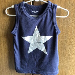 グローバルワーク(GLOBAL WORK)のグローバルワーク　キッズ　星タンクトップ(Tシャツ/カットソー)