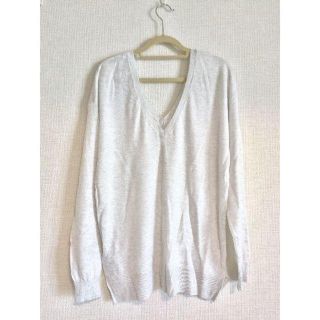 ザラ(ZARA)の【美品】ZARA ライトグレー ニット(ニット/セーター)