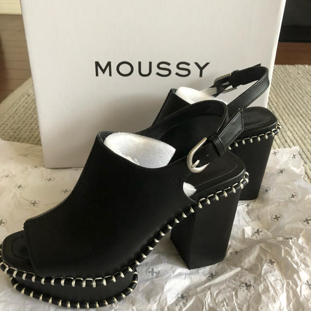 moussy(マウジー)のmoussy サボサンダル　Sサイズ レディースの靴/シューズ(サンダル)の商品写真