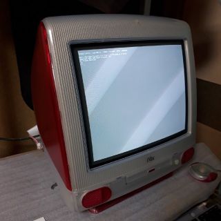 アップル(Apple)のimac G3 SB333 スケルトン　ストロベリー　used(デスクトップ型PC)