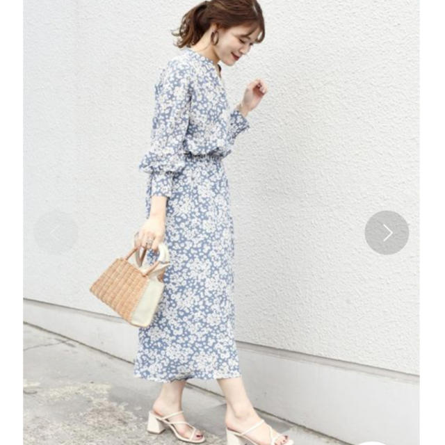SHIPS フラワープリントロングスリーブVネックワンピース www ... SHIPS WOMEN フラワープリントロングスリーブVネックワンピース