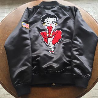 Supreme - supreme betty boop satin club jacketの通販 by ○saki's ...