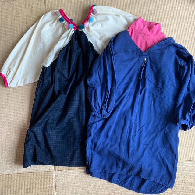 UNICA(ユニカ)のユニカ　ワンピース2枚　ロンT 120 キッズ/ベビー/マタニティのキッズ服女の子用(90cm~)(ワンピース)の商品写真