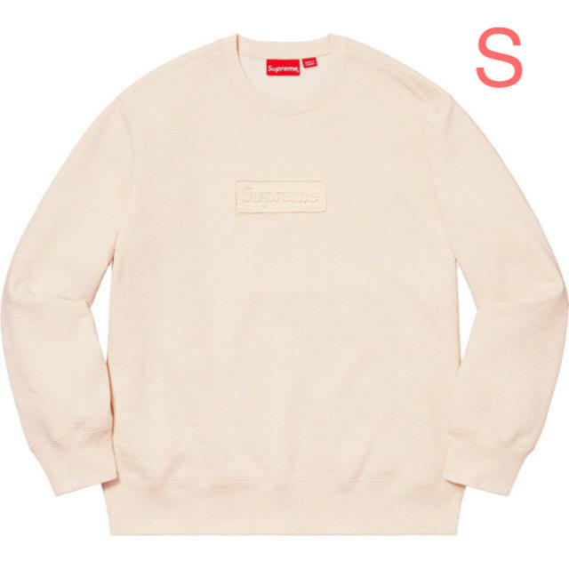 supreme cutout logo crewnec natural S