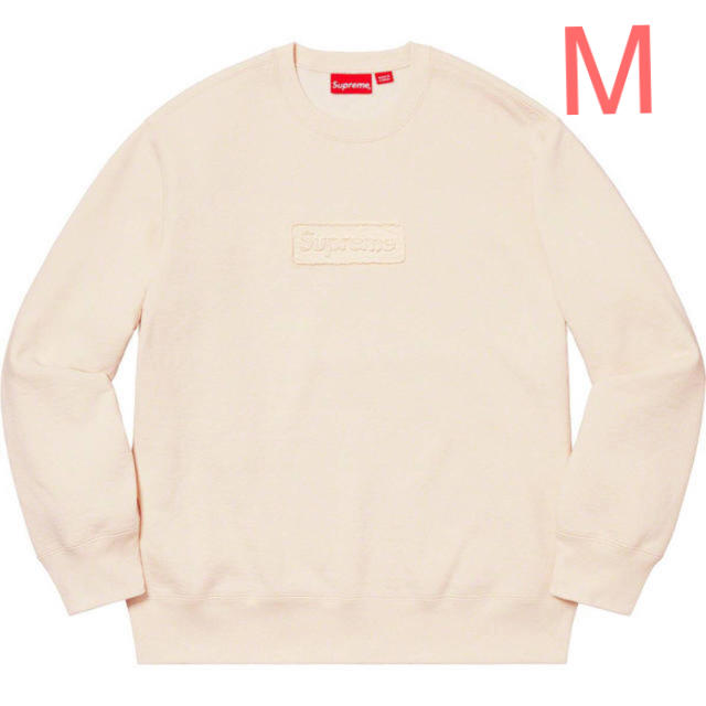 supreme cutout logo crewnec natural m