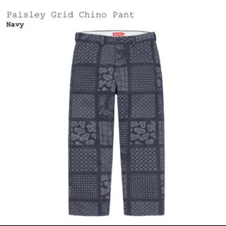 シュプリーム(Supreme)のsupreme  paisley grid chino pants 30(チノパン)