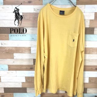 ポロラルフローレン(POLO RALPH LAUREN)のPOLOラルローレン ポニー刺繍ロゴ ロンT ポケT(Tシャツ/カットソー(七分/長袖))